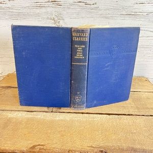 Vintage folk lore and fable book Harvard classics